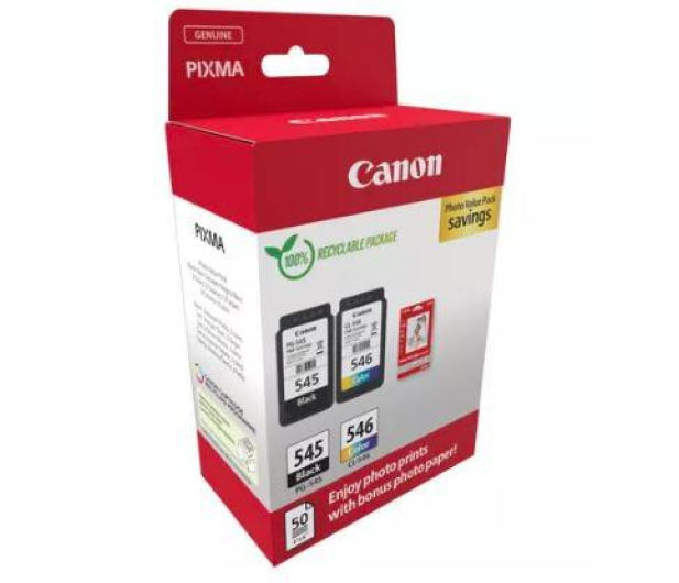 Canon Zestaw 2 tuszów PG-545 + CL-546 + CL-561XL x 1 + papier foto - 1227038 - zdjęcie 2